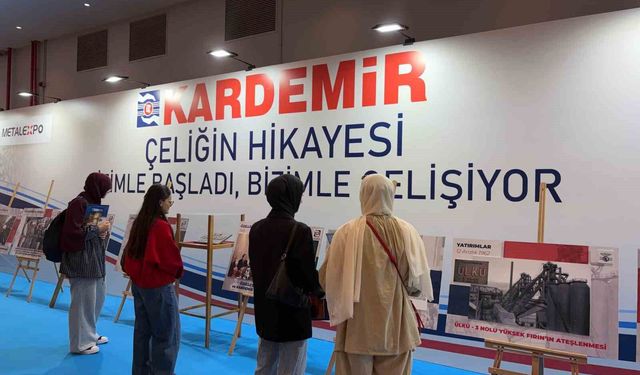 KARDEMİR, MetalExpo'da üretim gücü ve çeliğin hikayesini sergiledi