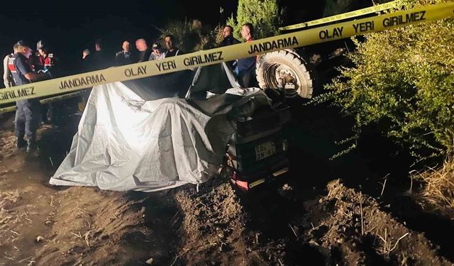 Kastamonu'da devrilen traktörün sürücüsü öldü