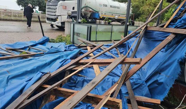 Kastamonu'da fırtına etkili oldu
