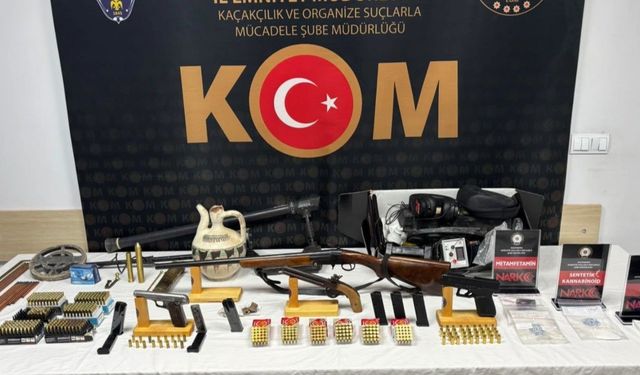 Kastamonu'da tarihi eser ile uyuşturucu madde ele geçirildi: 7 gözaltı