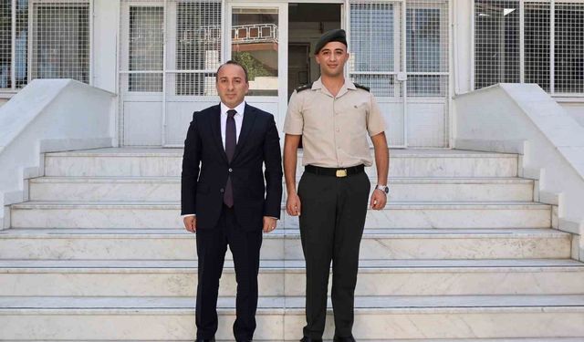 Kaymakam Erdoğan, Çınar'a yeni görevinde başarı diledi
