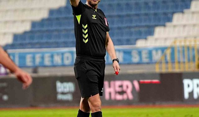 Kayserispor - İstanbulspor maçını Turgut Doman yönetecek