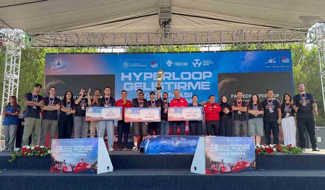 KBÜ'nün PARTECH Hyperloop Takımı Türkiye ikincisi oldu