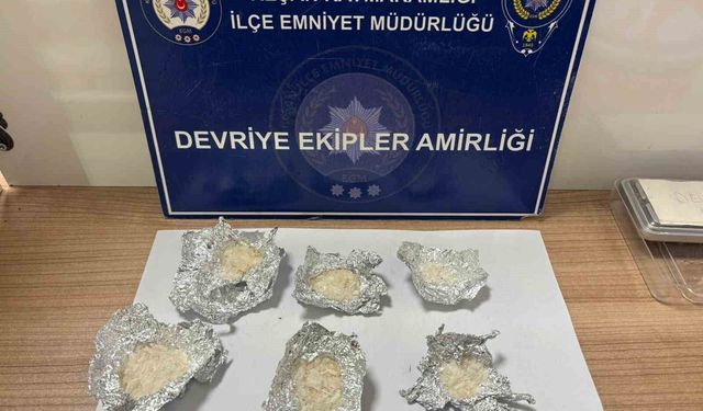 Keşan'da 22,96 gram metamfetamin ele geçirildi