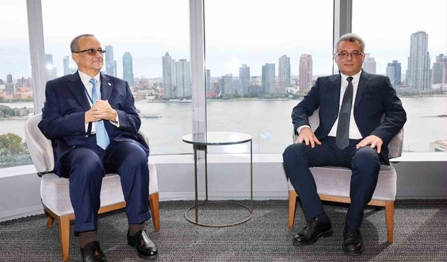KKTC Cumhurbaşkanı Erhürman, İİT Genel Sekreteri Ahmed ile görüştü