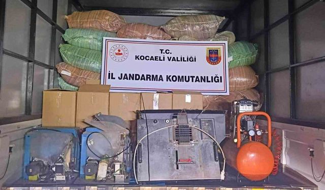 Kocaeli'de 4 milyon TL'lik kaçak tütün operasyonu