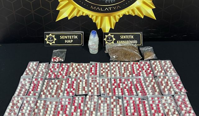 Malatya'da uyuşturucu operasyonunda 2 tutuklama