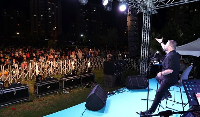 Melikgazi, mahalle konserlerine devam ediyor