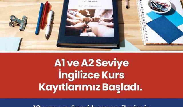 Merkezefendi'de A1 ve A2 seviye ingilizce kursu kayıtları başladı