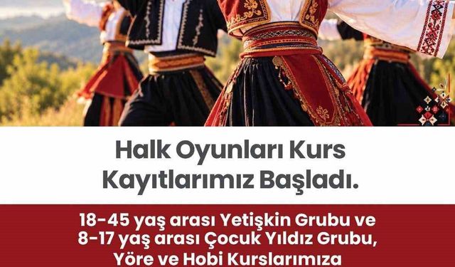 Merkezefendi'de halk oyunları kurs kayıtları başladı