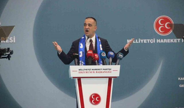 MHP Erzurum 15. olağan kongresi gerçekleşti: Adem Yurdagül yeniden başkan