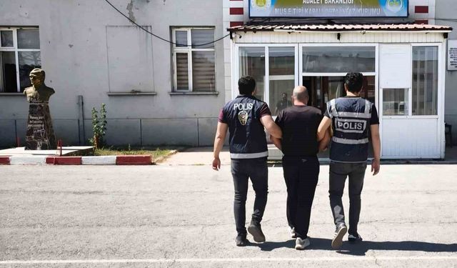 Muş'ta 4 yıl 2 ay kesinleşmiş hapis cezası bulunan şahıs yakalandı