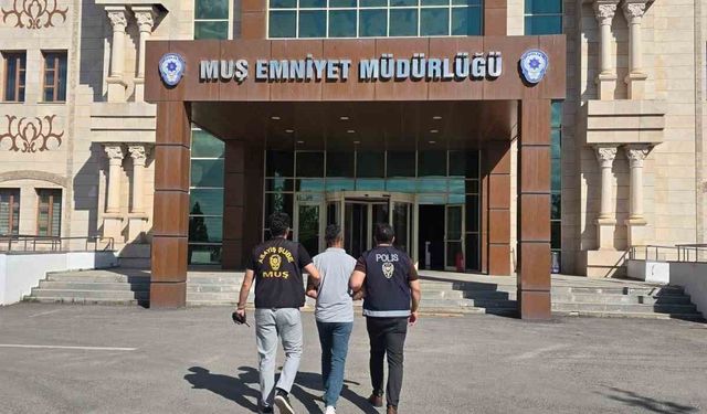 Muş'ta 5 yıl kesinleşmiş hapis cezası bulunan firari yakalandı