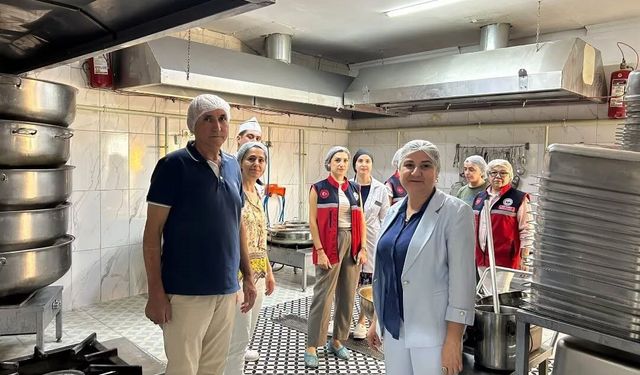 Nazilli'de okul ve öğretmenevi yemekhanelerine hijyen denetimi