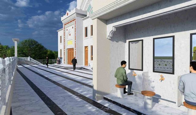 Nurtepe Merkez Camii'nin temeli atıldı