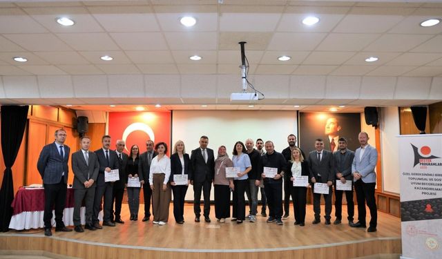 Özel bireylerin becerilerini arttıran proje tamamlandı