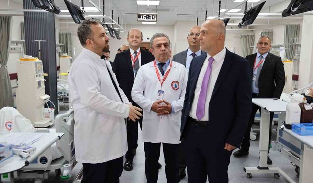 Rektör Ulusoy'dan BEUN Hastanesine Ziyaret