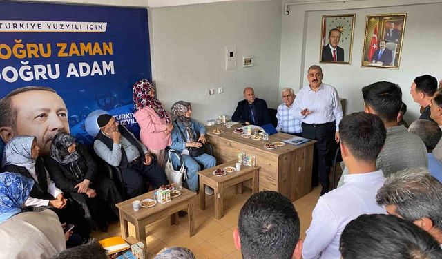 Sahada hizmet, teşkilatta istişare: Palandöken'de birlik ve hizmet vurgusu
