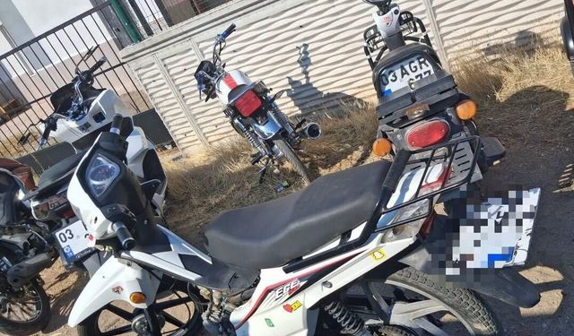 Sandıklı'da motosiklet sürücülerine yönelik denetim