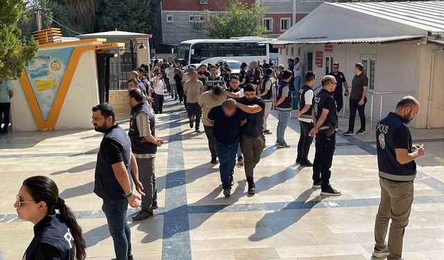 Şanlıurfa merkezli yasa dışı bahis operasyonunda 47 şüpheli adliyeye sevk edildi