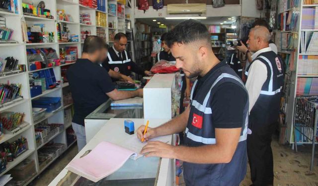 Şanlıurfa'da kırtasiye denetimlerinde 44 işletmeye 175 bin TL ceza kesildi