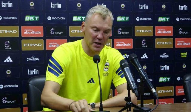 Sarunas Jasikevicius: 'Bahçeşehir Koleji maçından sonra takım olarak iyi reaksiyon verdik'
