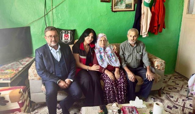 Şehit ailesine vefa ziyareti