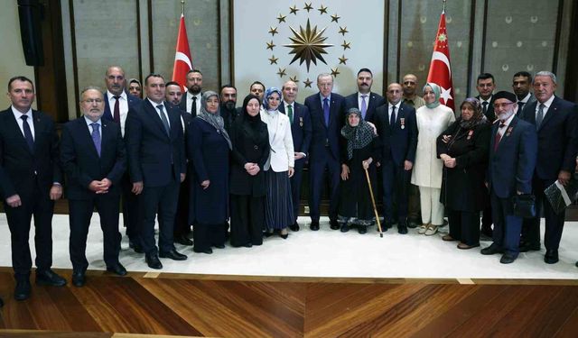 Şehit yakınları ve gazilerden Cumhurbaşkanı Erdoğan'a tam destek