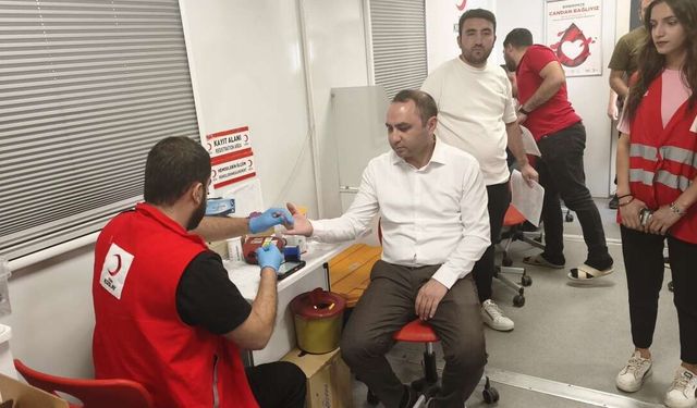 Silopi Kaymakamı Partal'dan kan bağışı çağrısı