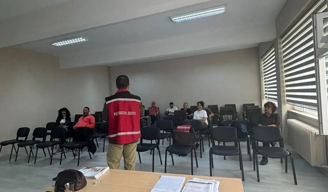 Sinop'ta afet ve acil durumlarda psikososyal destek çalışmaları