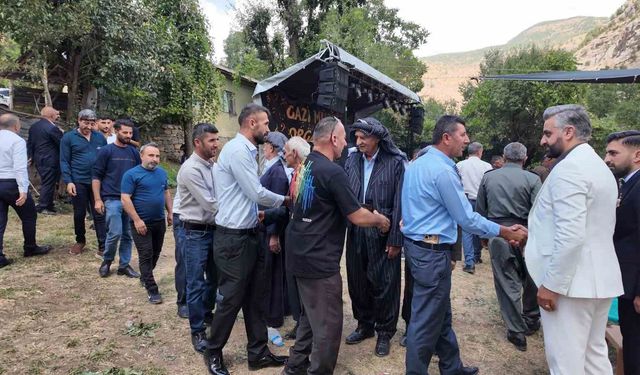 Şırnak'ta aşiret düğününde birlik ve beraberlik mesajı