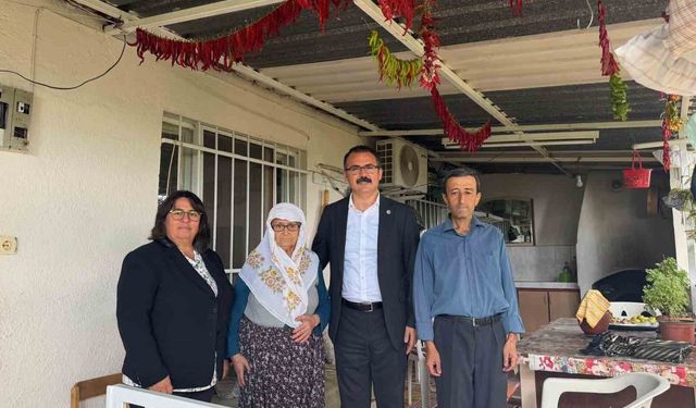Sultanhisar'da vatandaşlarla hane buluşmaları devam ediyor