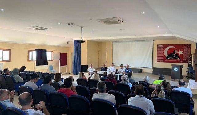 Sultanhisar'da yeni eğitim yılı öncesi okul güvenliği masaya yatırıldı
