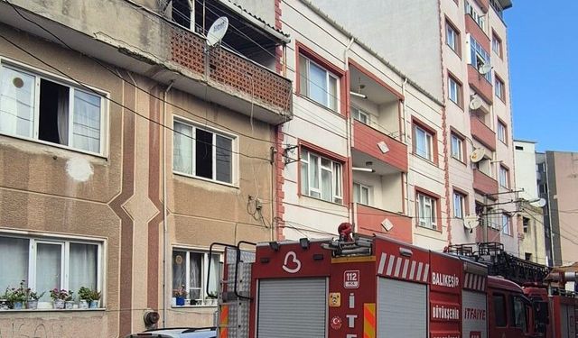 Susurluk'ta şofben yangını