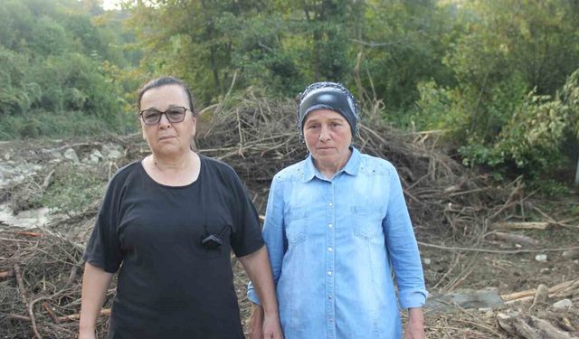 Türkeli'deki dere taşkınında iki kişi ölümden döndü: 'Öleceğiz sandık'