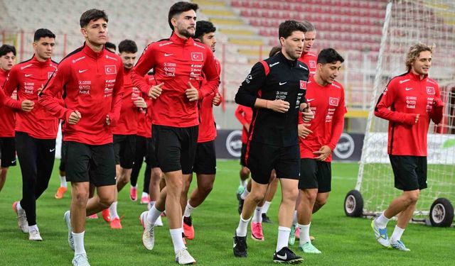 Ümit Milli Takım, Ukrayna maçının hazırlıklarını sürdürdü