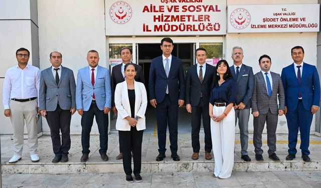 Uşak'ta sosyal hizmet çalışmaları değerlendirildi