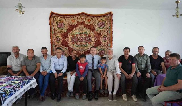Üzümlü Kaymakamı Hökelekli köy ziyaretlerinde bulundu