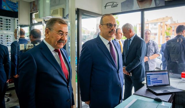 Vali Canbolat'tan Gölbaşı Belediyesine ziyaret