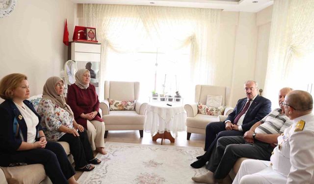 Vali Toraman 19 Eylül Gaziler Günü'nde gazi ziyareti gerçekleştirdi