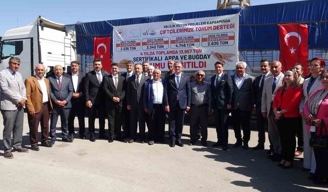 Van'da çiftçilere 4 yılda 750 milyon liralık tohum desteği
