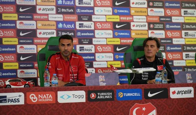 Vincenzo Montella: 'Sahaya sadece Türkiye için atan bir kalple çıkacağım'