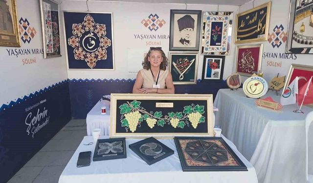 Yasemin Kılınç 15 yıldır filografi sanatını yaşatıyor, şimdi hedefi yurt dışına açılmak