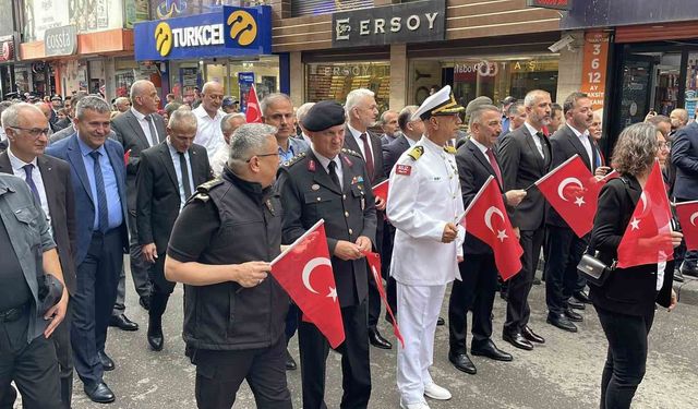 Zonguldak'ta Gaziler Günü dolayısıyla kortej yürüyüşü düzenlendi