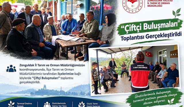 Zonguldak'ta üreticilere tarımsal destekler anlatıldı