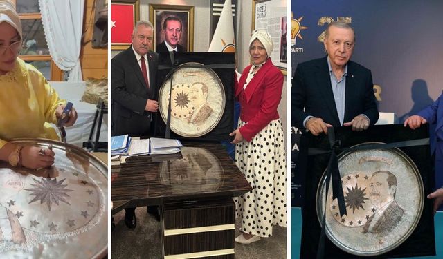 Rizeli Bakır Sanatçısı İşledi: 100 Yıllık Siniye Erdoğan Portresi