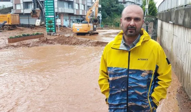 İyidere Belediye Başkanı Saffet Mete: 'İlçemizde metrekareye 135 kg yağış düşmüş'