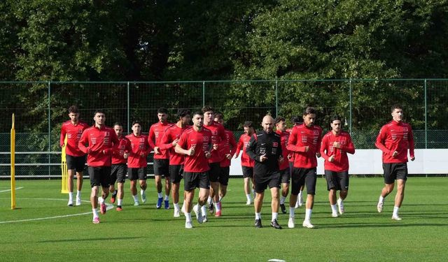 A Milli Takım, İtalya maçının hazırlıklarına başladı