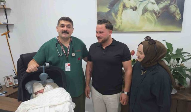 Acil serviste başlayan hikaye, bebeğin ismiyle taçlandı