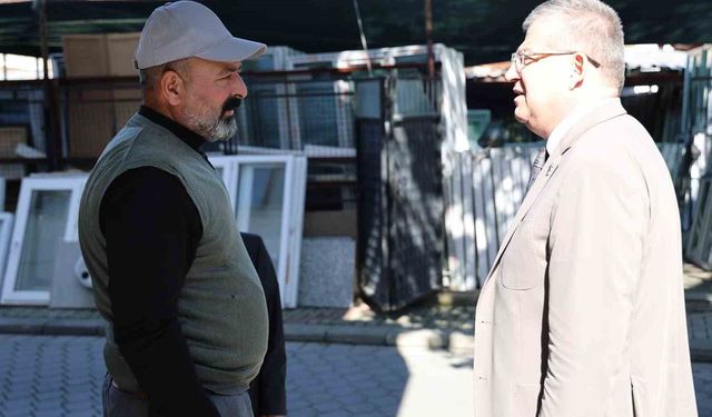AK Parti Denizli İl Başkanı Subaşıoğlu'ndan Hacı Kaplanlar'da esnaf ziyareti